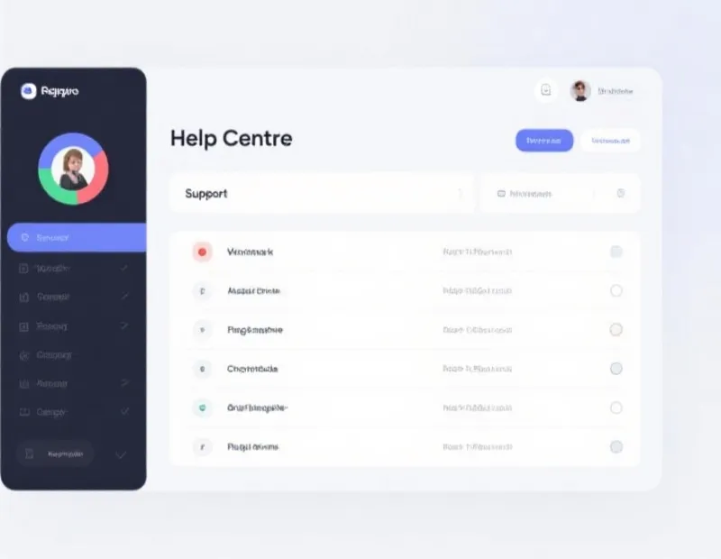 在线客服常見支援流程示意圖